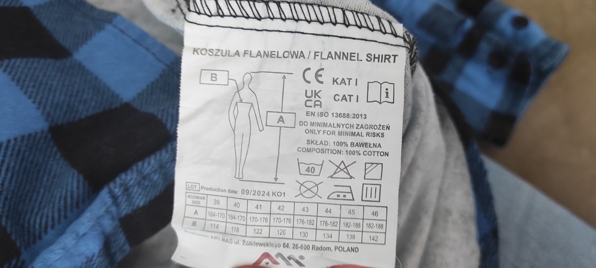 Koszula męska flanelowa