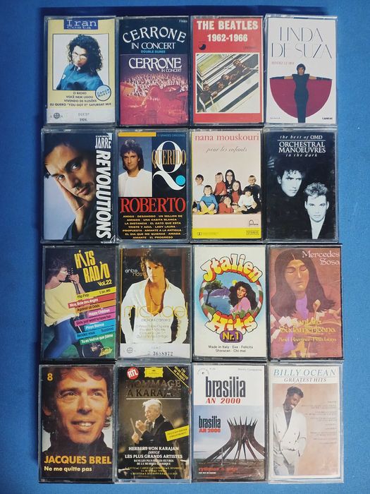 cassetes audio gravadas originais (adicionadas novas cassetes a 22/11)