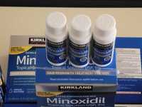 3X60ml Kirkland Minoxidil 5% força extra cabelo de homens calvície