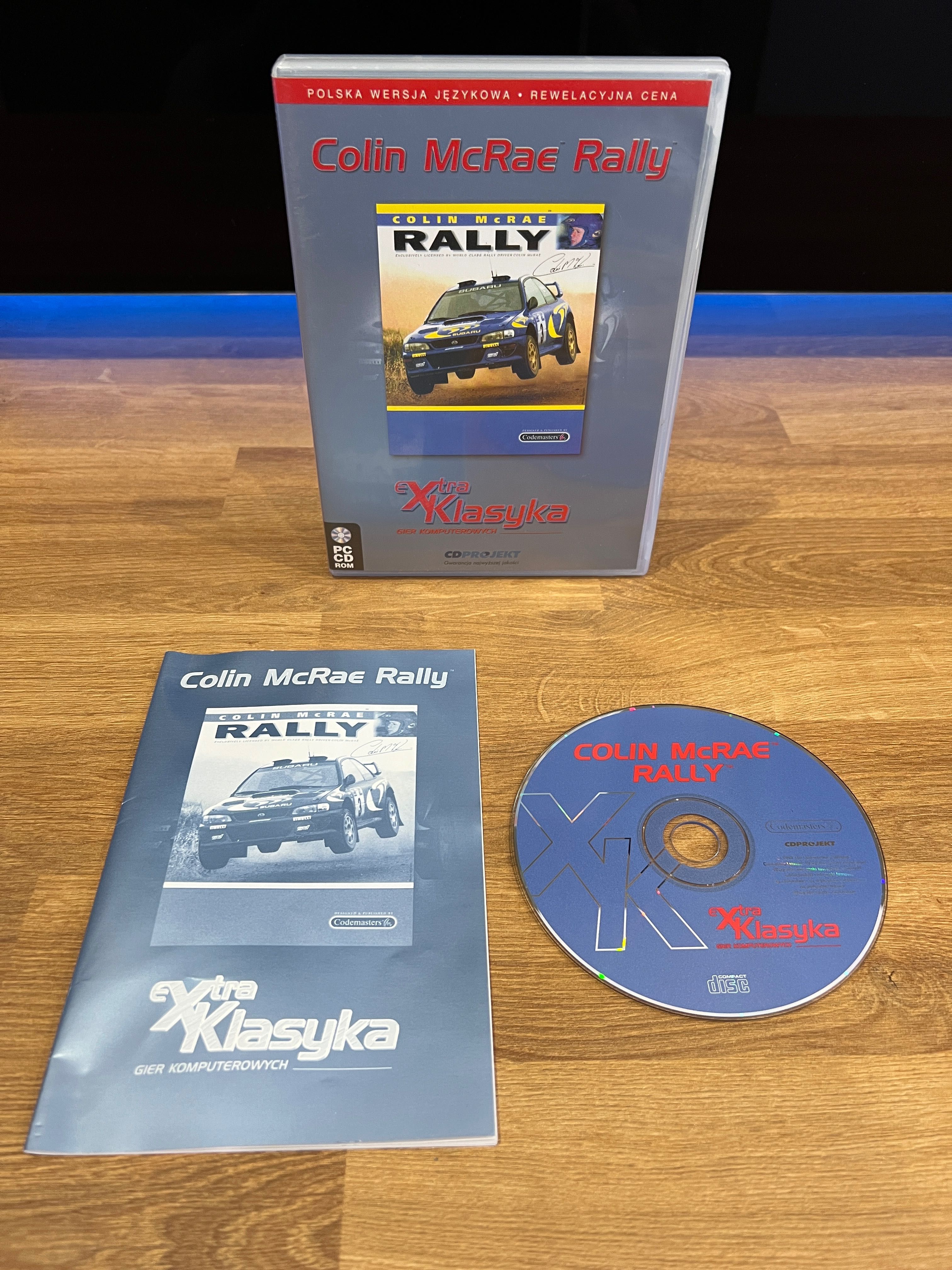 Colin McRae Rally 1 (PC PL 1998) BOX polskie wydanie eXtra Klasyka