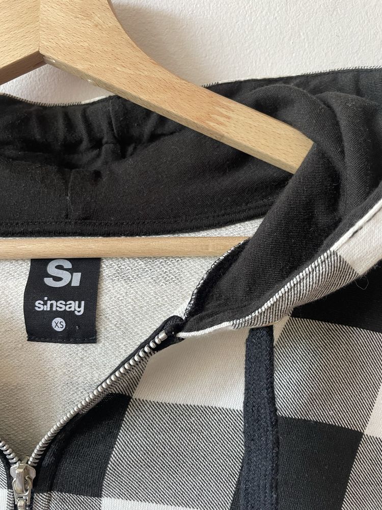Bluza z kapturem w kratę - Sinsay (34)