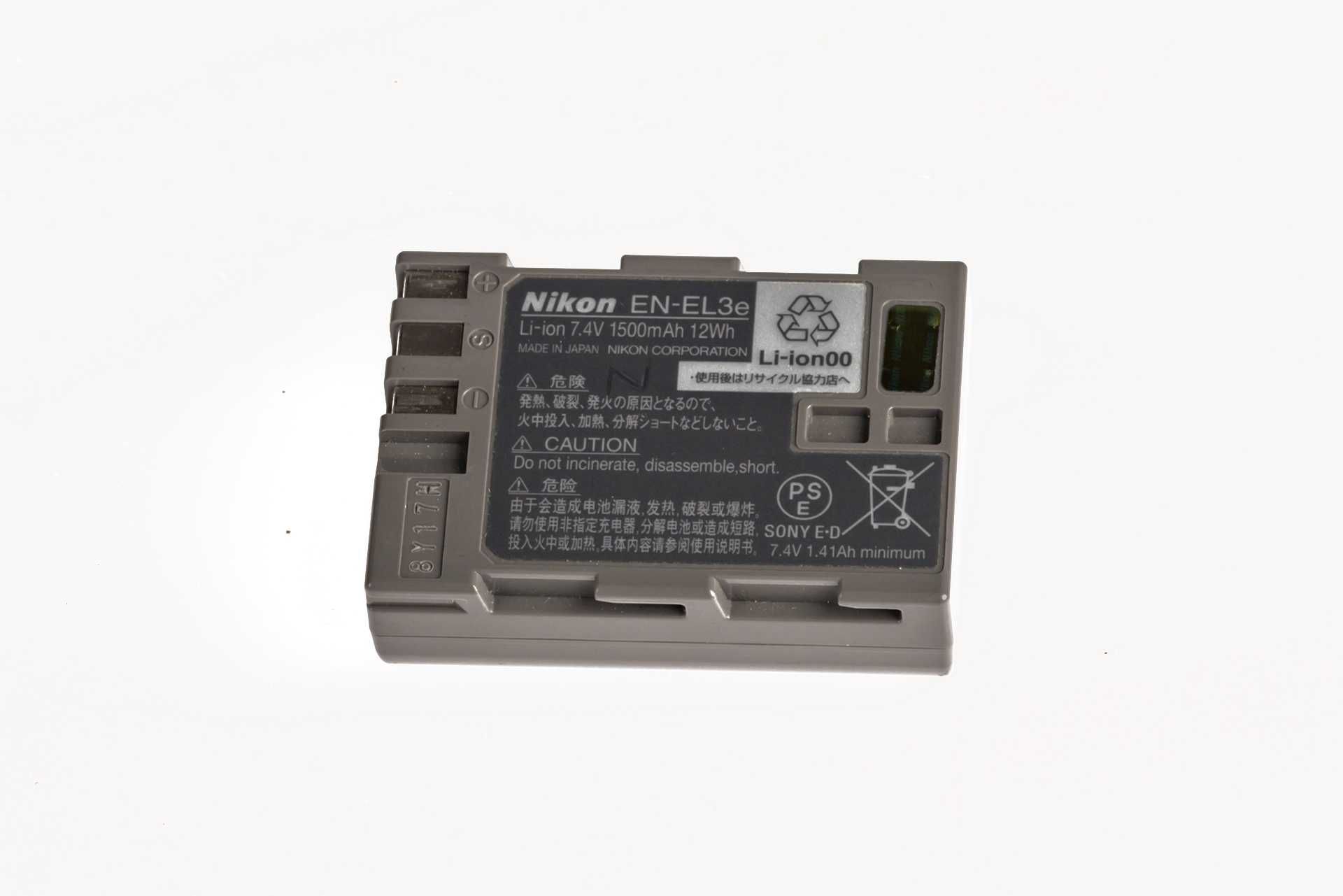 Akumulator NIKON EN-EL3e 7.4V 1500mAh 100% sprawny