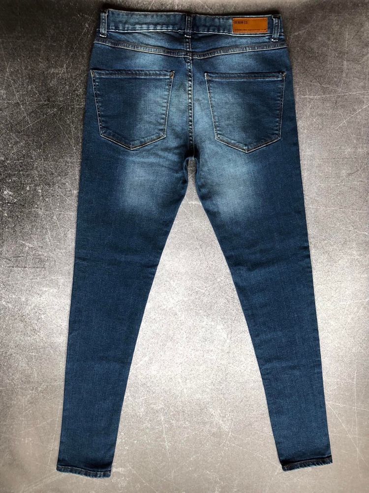 Оригінальні джинси DENIM CO skinny fit stone wash W32 L32 M