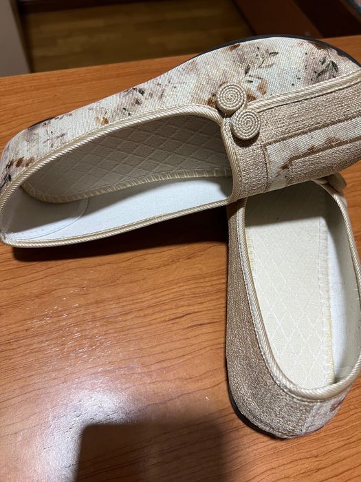 Sapato/sabrina estilo oriental