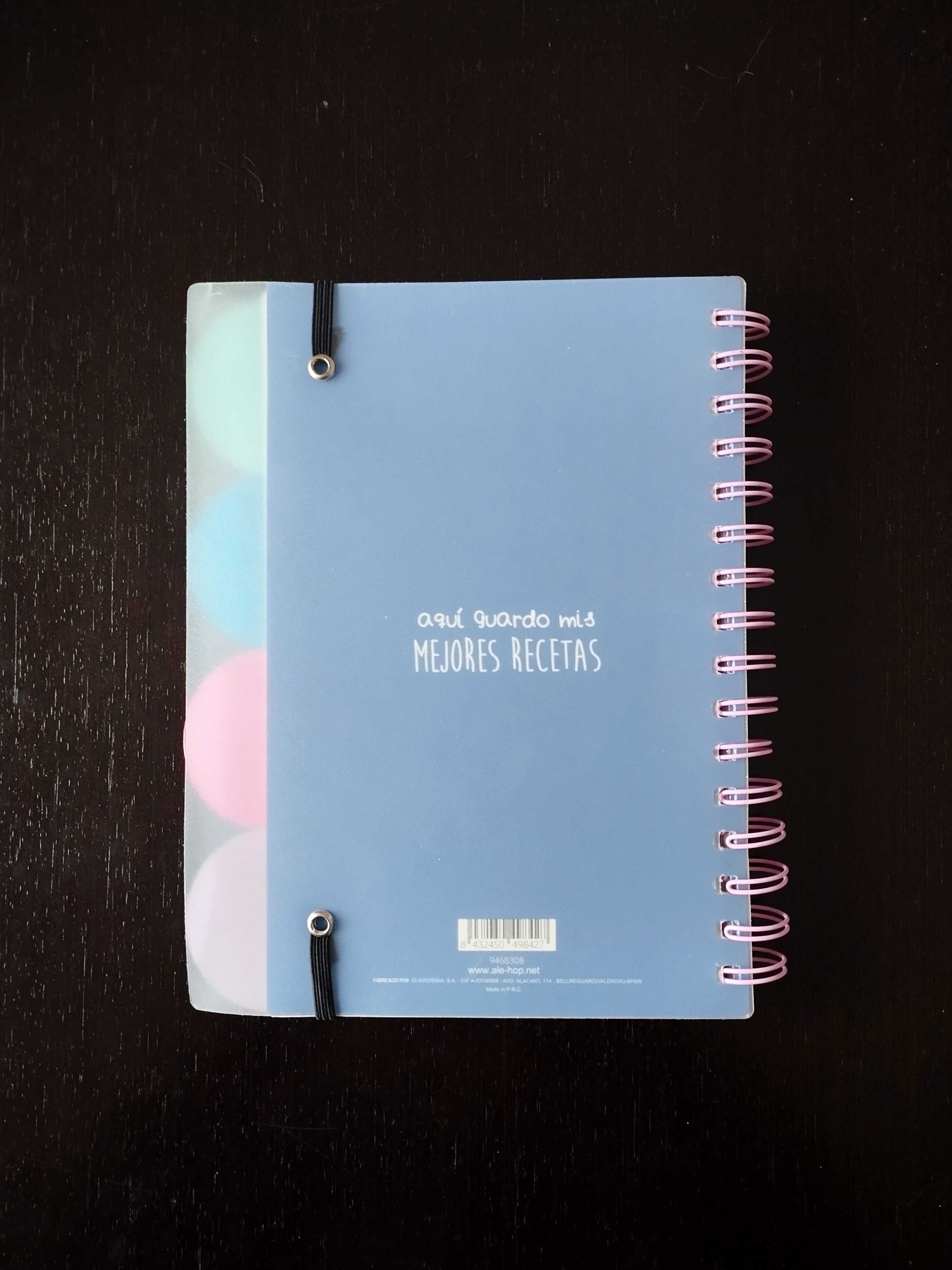 Caderno Para Escrever Receitas