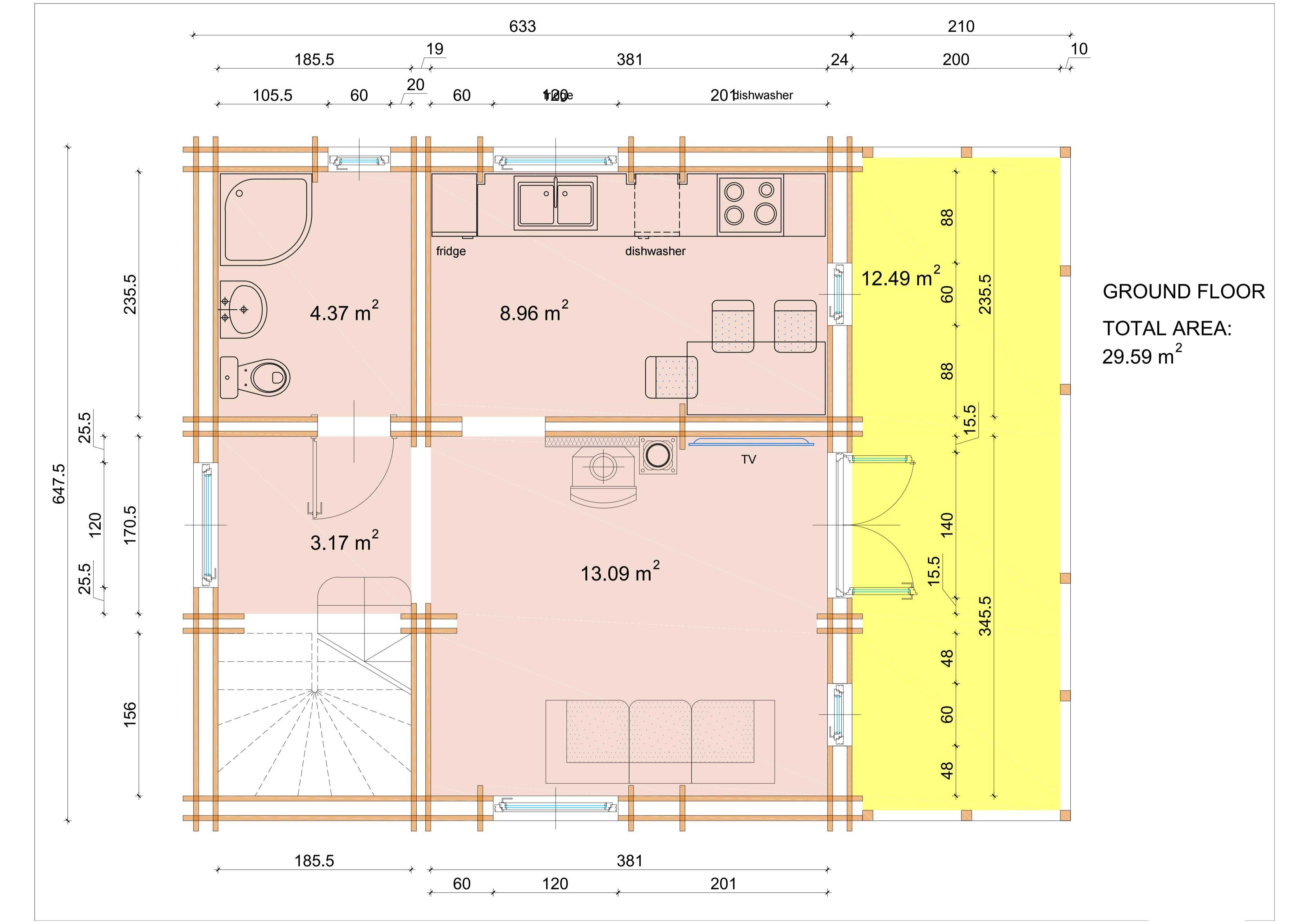 Domy letniskowe, całoroczne do 70 m²