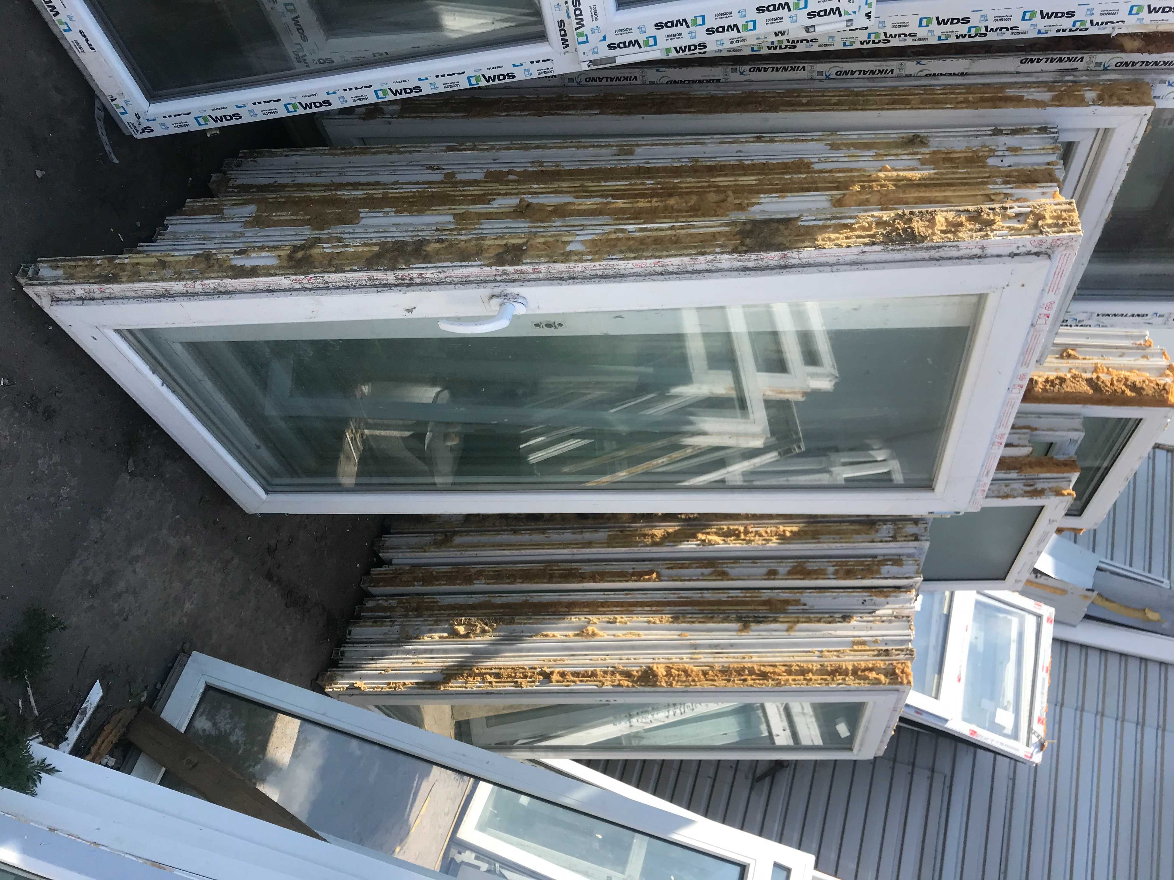 Металлопластиковые окна на фронтон дома котеджа 2.4\3.5