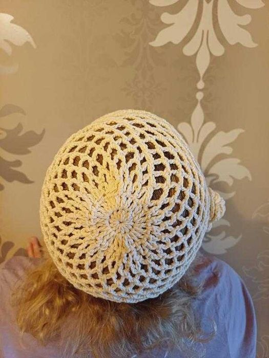 Шапка панама крючком handmade