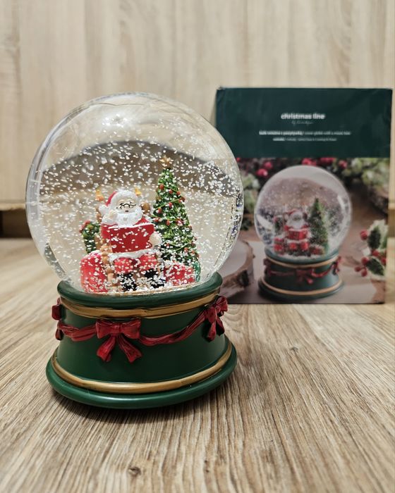 Kula śnieżna ozdobna świąteczna mikołaj home&you