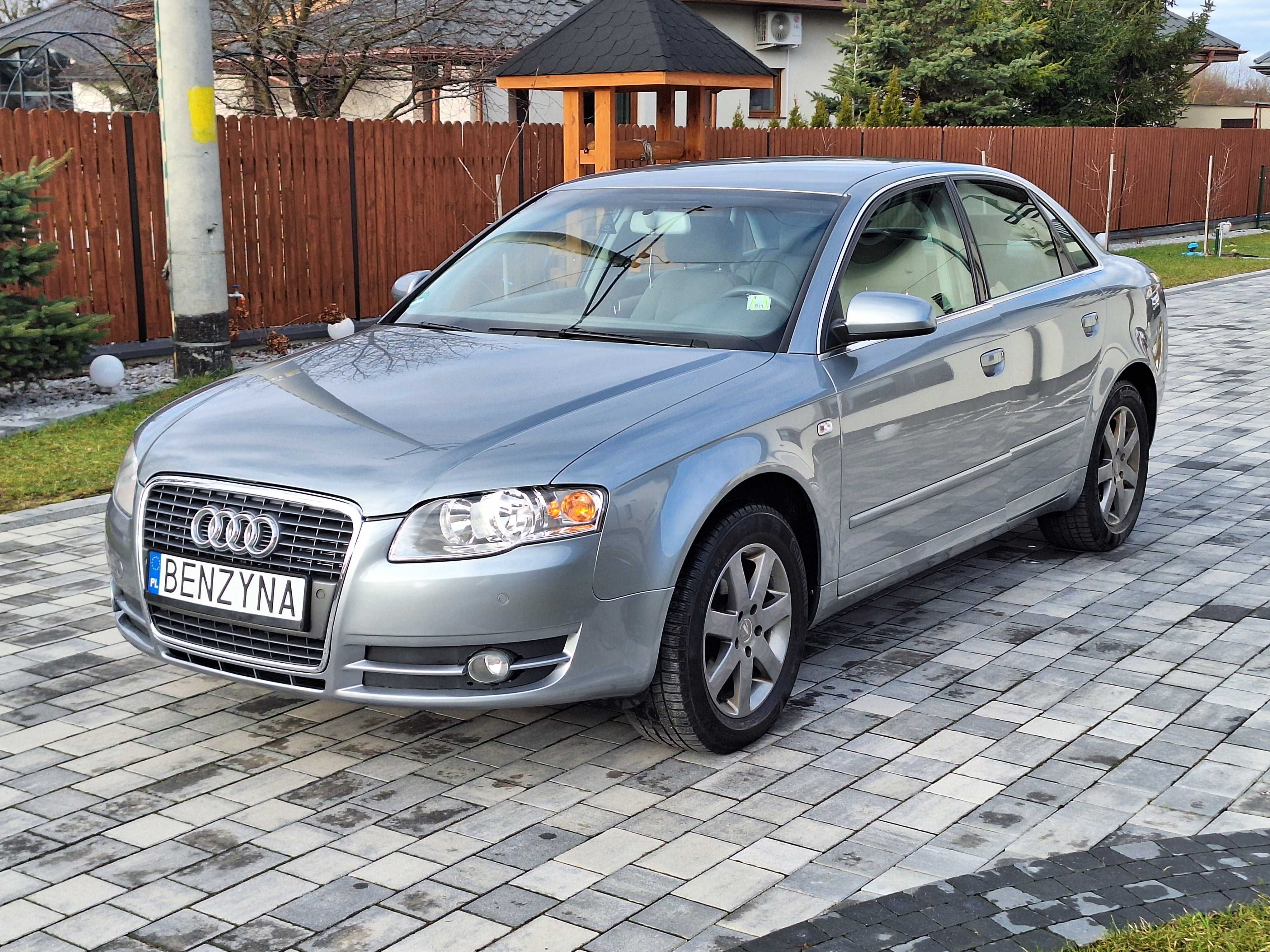 Audi A4 2.0 Benzyna 131 KM Super stan Serwis  Bezwypadkowa.