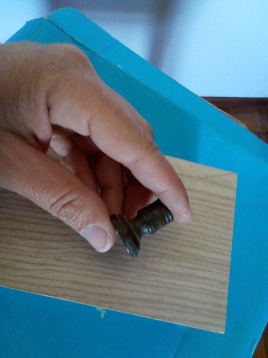 Carimbo bastante antigo