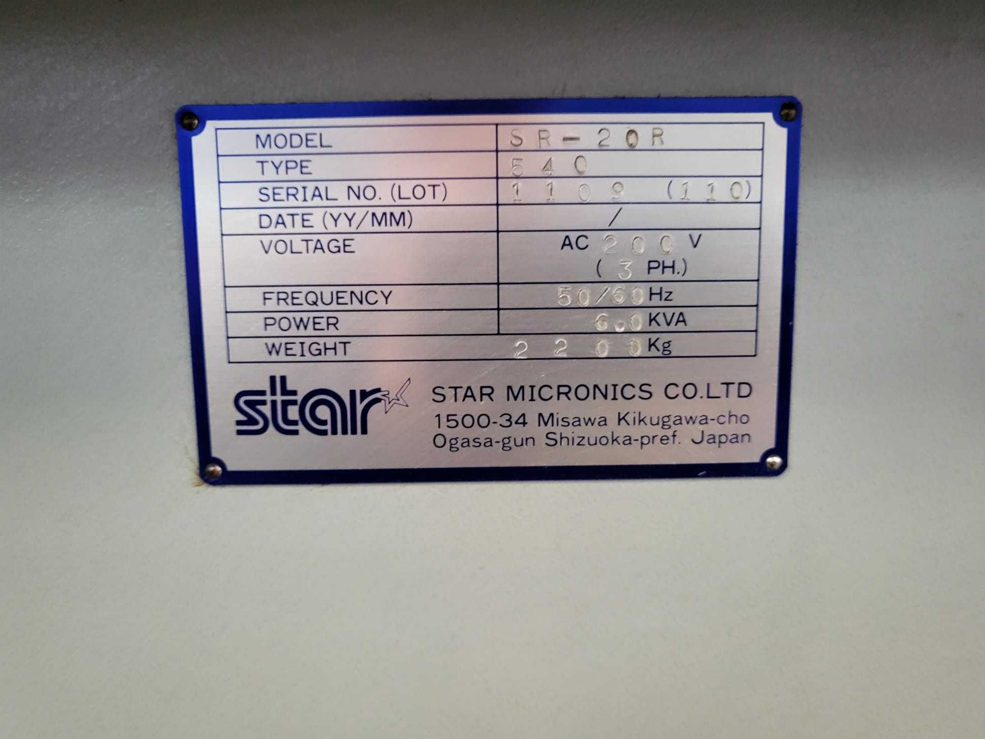 Torno CNC Cabeçote móvel STAR SR-20R