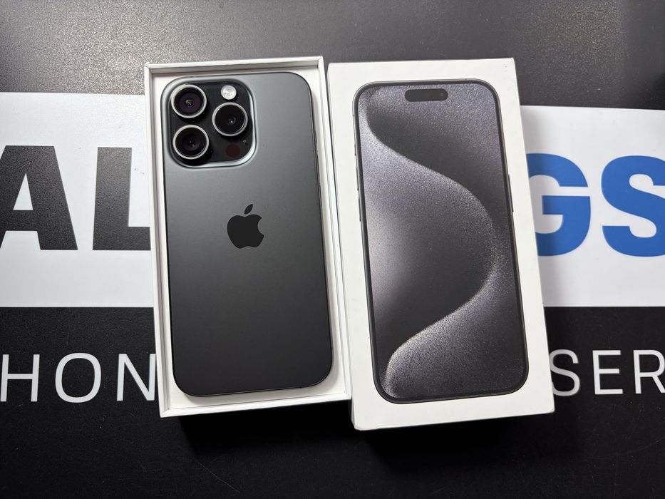 Zadbany Apple iphone 15 Pro 128GB Black kondycja 88%