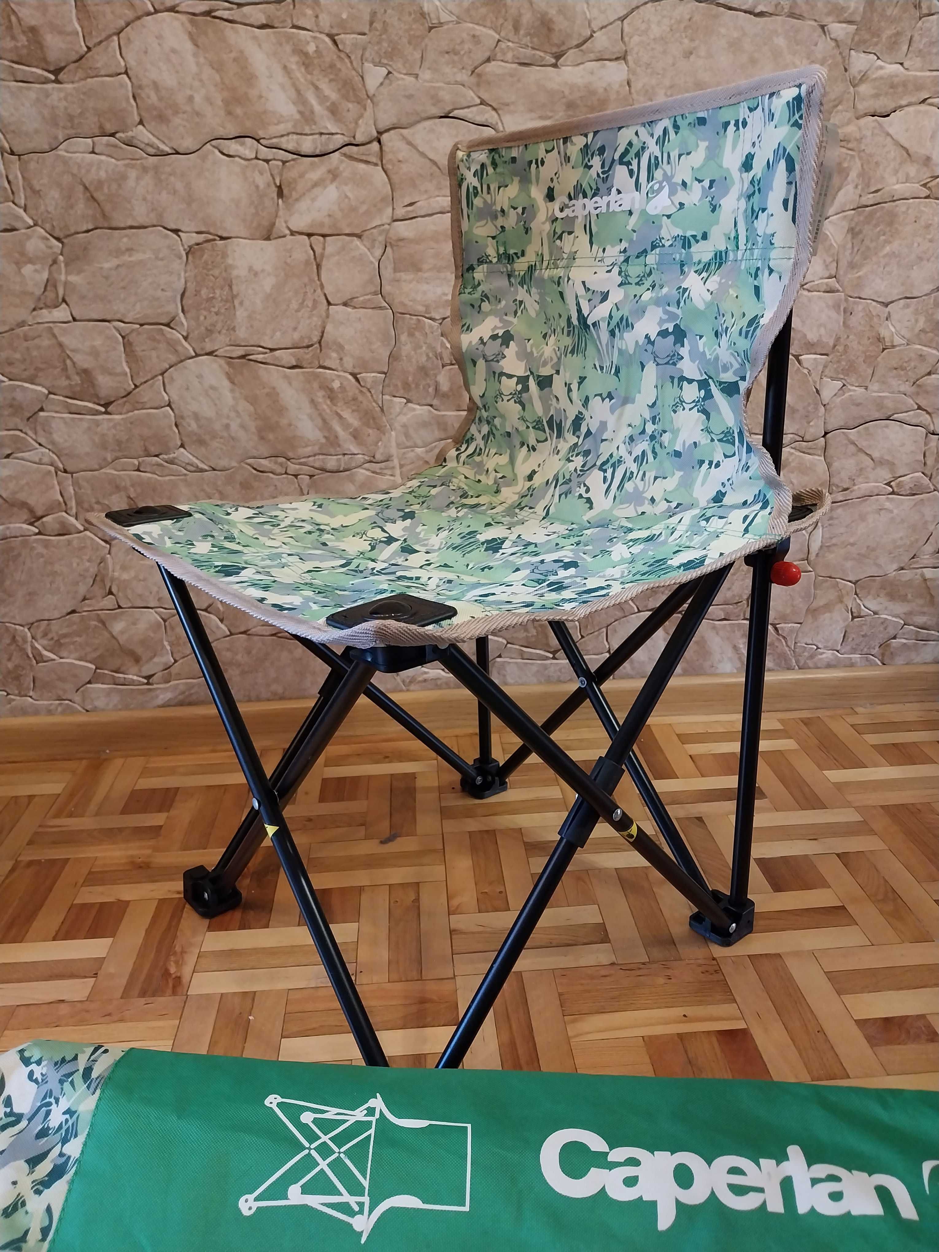 Krzesełko turystyczne , wędkarskie Caperlan szt 4
