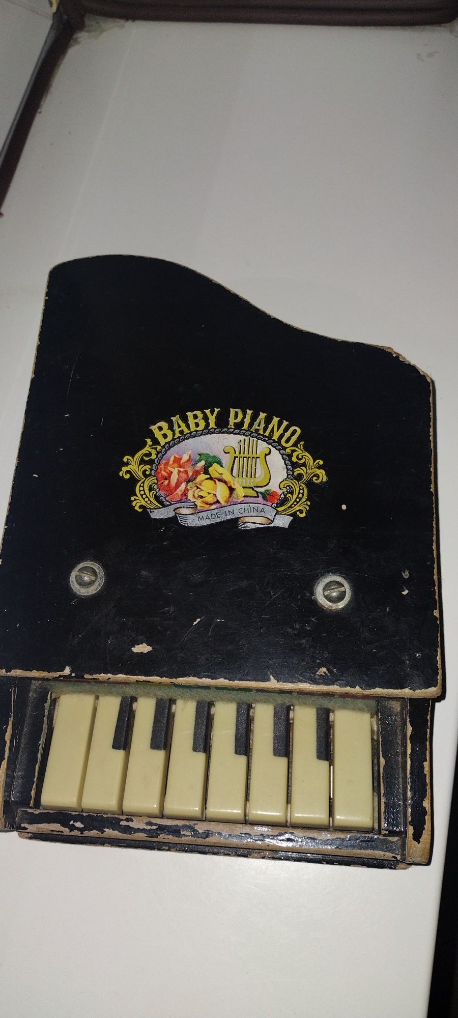 Stara zabawka pianino Baby Piano.