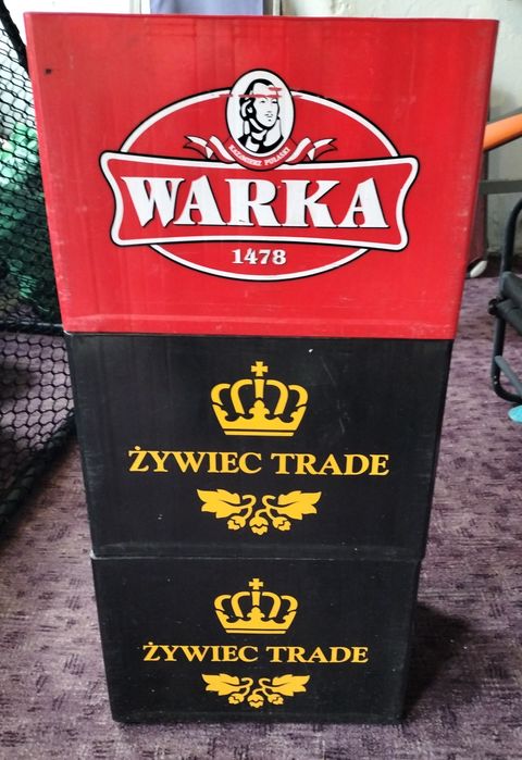 Kraty po piwie 3 sztuki