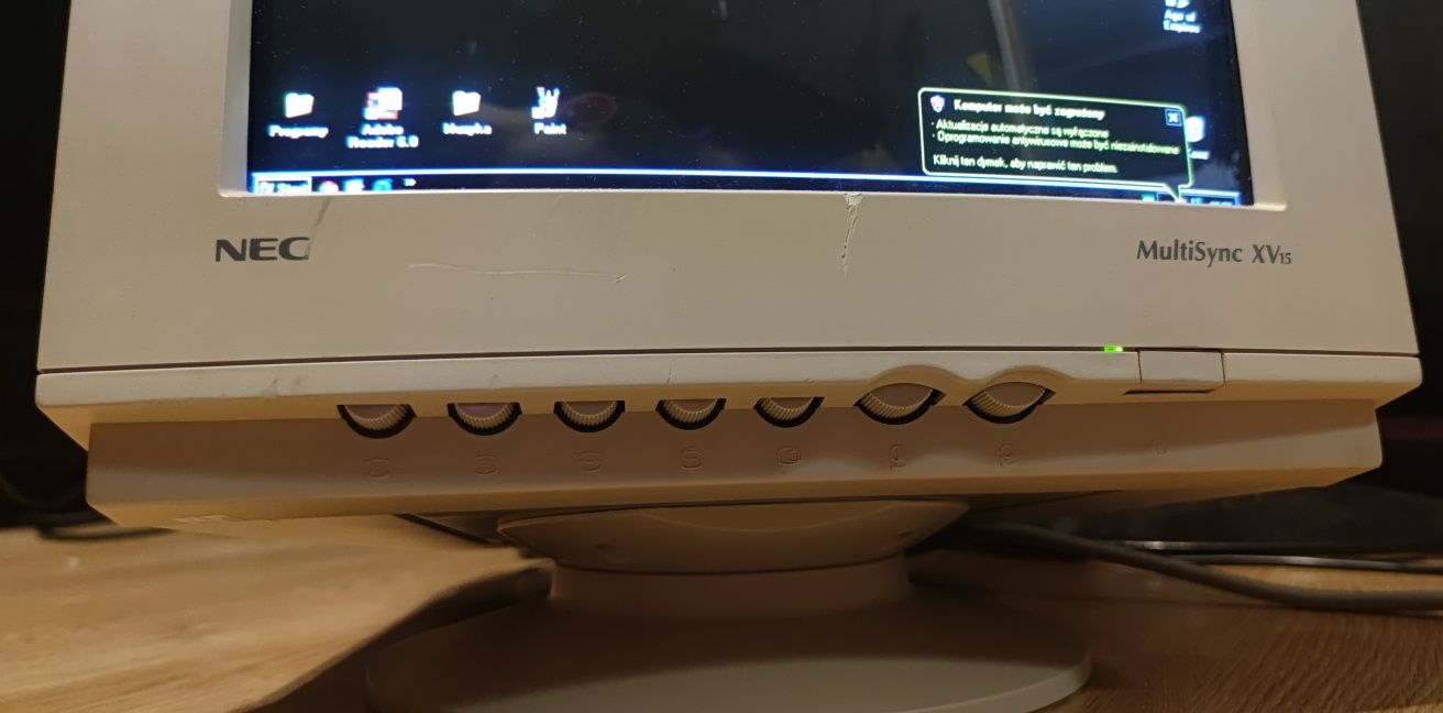 Monitor crt NEC MultiSync XV15 Rocznik 1995