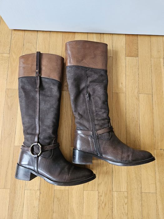 Kozaki ze skóry rozmiar 37