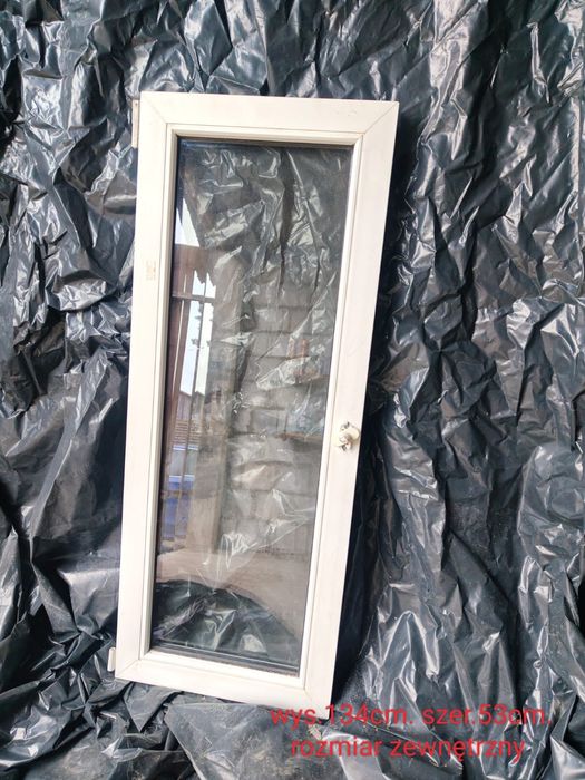 Plastikowe okna z demontażu, różne rozmiary