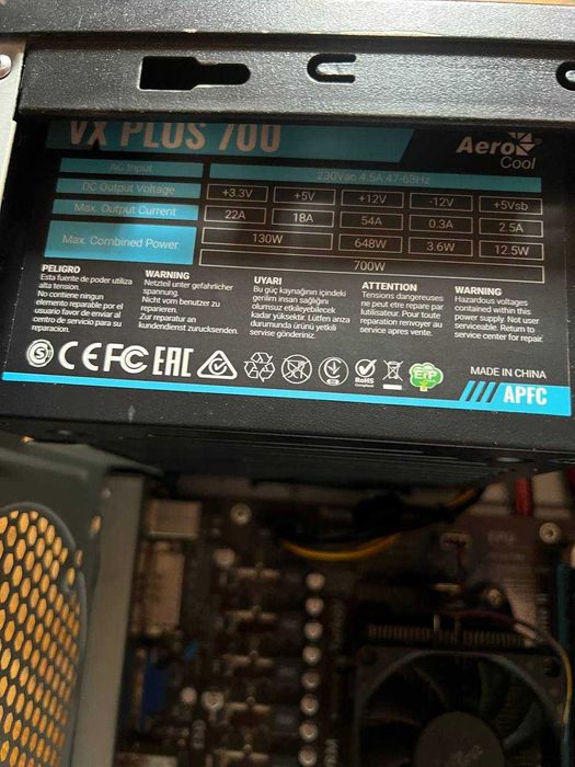 Продам PC A8-5500, озу 1600 8gb