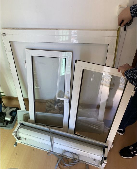 Janela e estore como novos