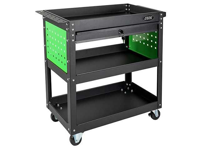 Carro 3 Prateleiras c/1 Gaveta | JBM 54499