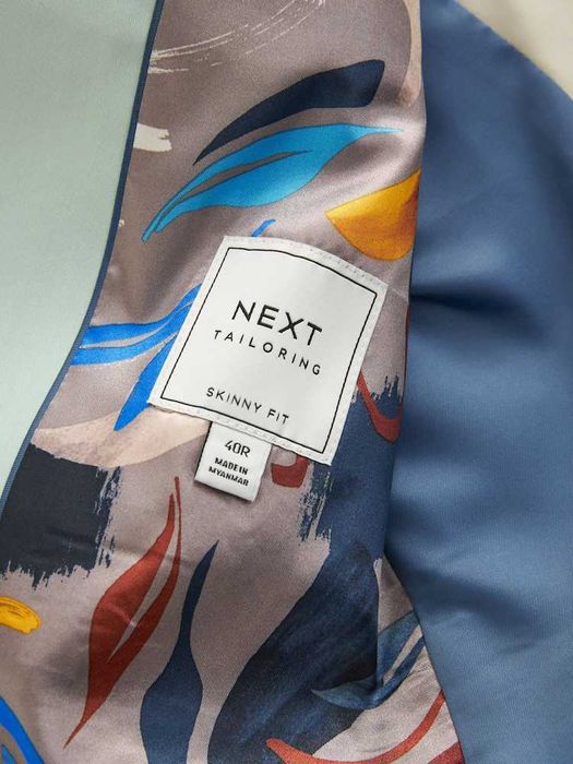 Bardzo ładna modna marynarka NEXT miętowa pastelowa cena sklepowa480zł