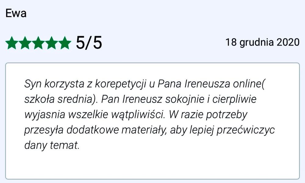 Korepetycje Chemia ( Łódź - Bydgoszcz - Katowice )