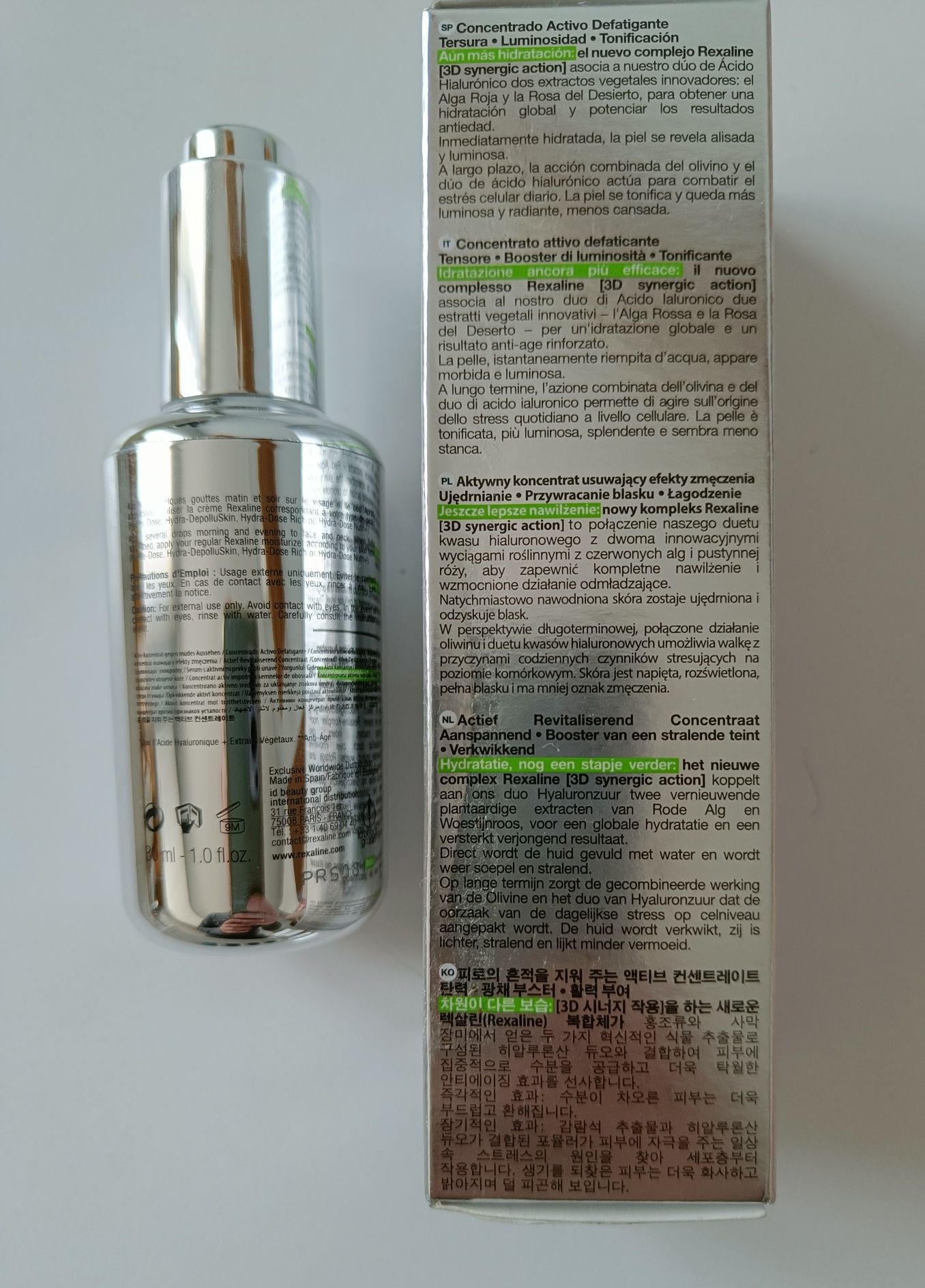 Rexaline 3D Hydra-BigBang Active Energising Concentrate aktywne serum