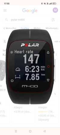 Smartwatch polar m400