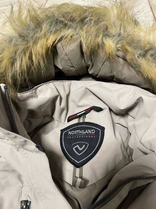 Зимова парка темно синя сіра  пуховик куртка на 14-16 років Northland