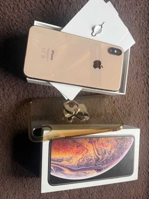 Apple Iphone XS MAX 256gb złoty bez uszkodzeń + gratisy