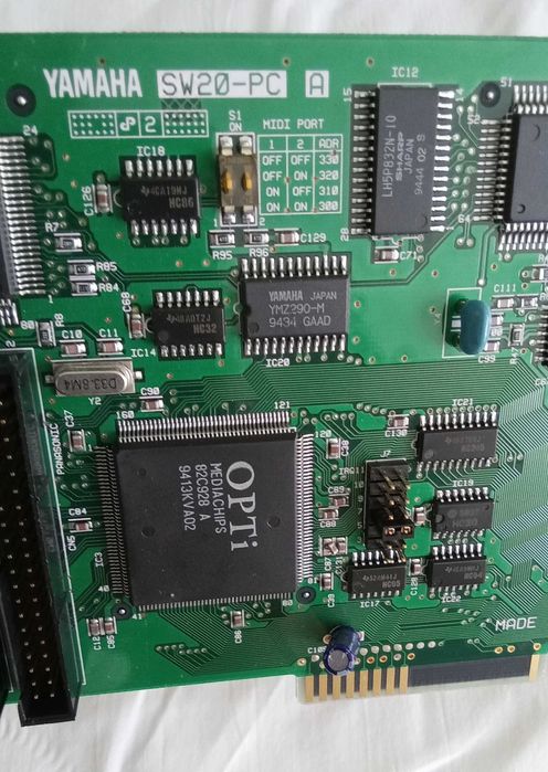 [PC Vintage] Placa de Som Yamaha Sound Edge SW20-PC