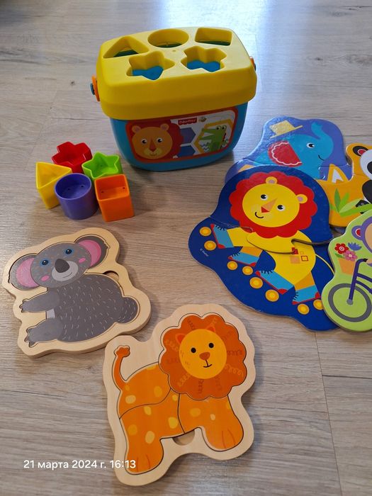 Сортер Fisher Prais  і пазли Fisher