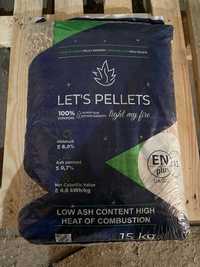 Pelet pellet Lets Pellets sosnowy z certyfikatem  A1/EN - 1140zł/tona