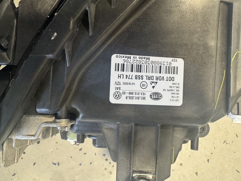 passat b7  b8  b9 фара фары   USA