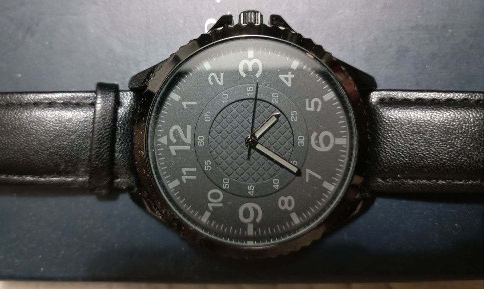 Zegarek męski analogowy duża tarcza 47 mm