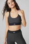 Топ спортивний Alo Yoga Airlift Suit Up Bra Grey