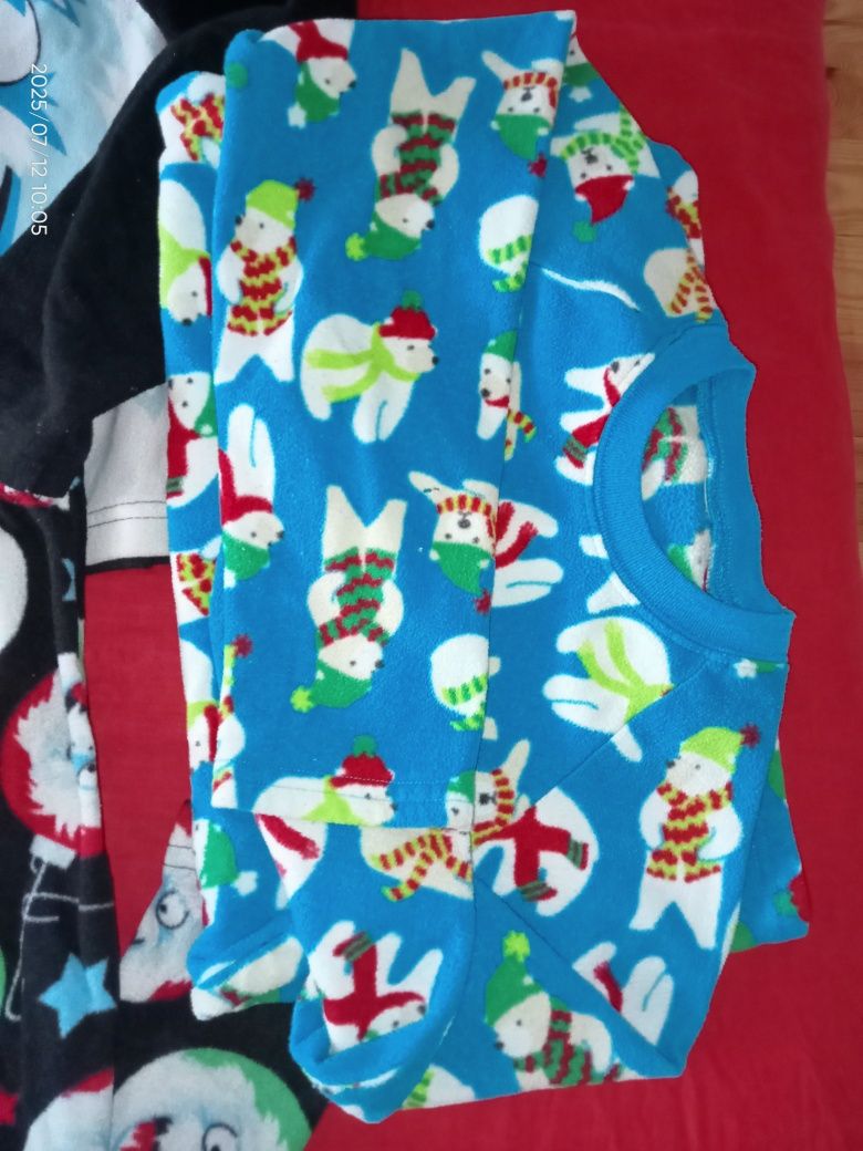 2x piżama dwuczęściowa polarowa