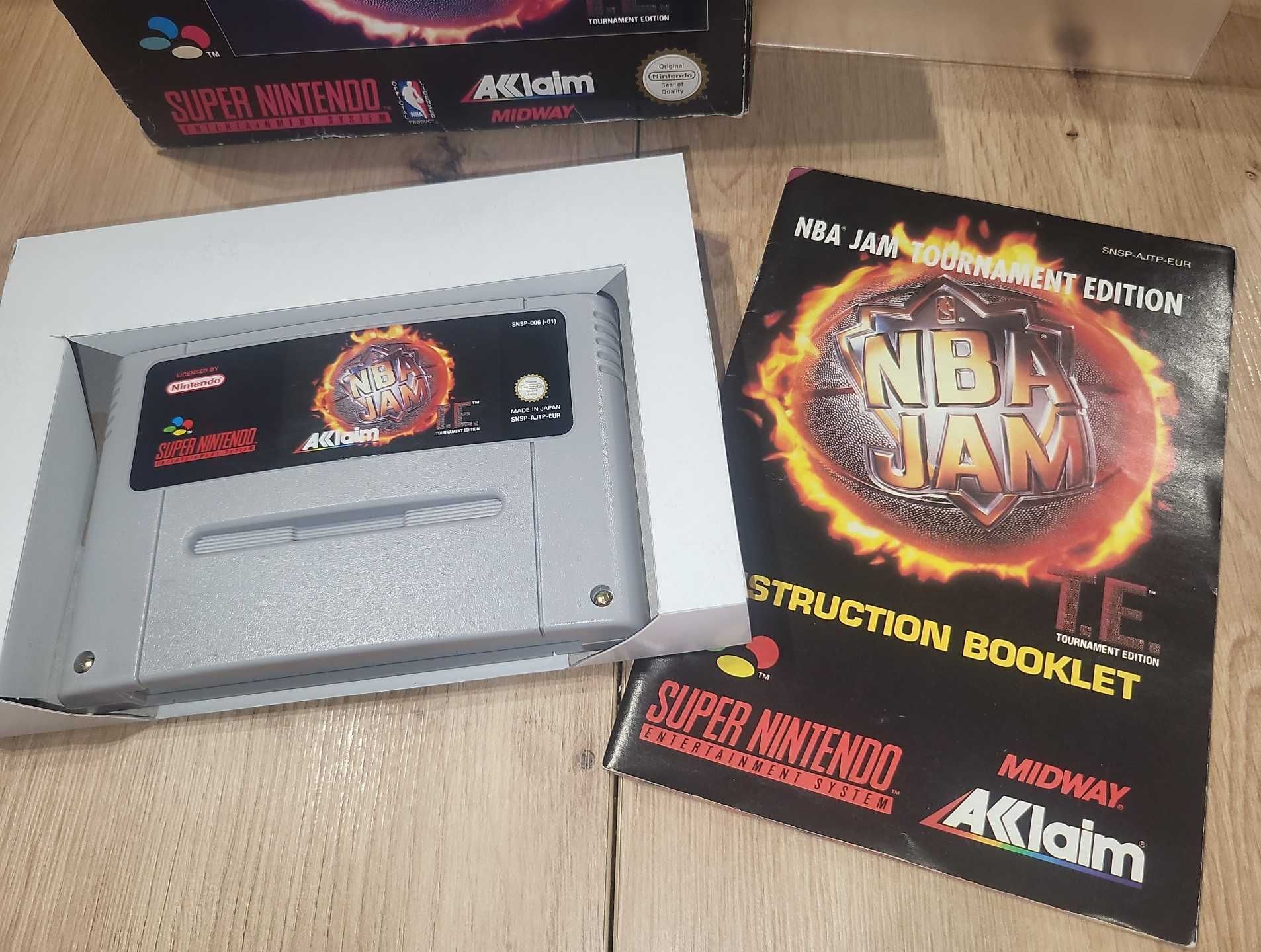 Gra NBA Jam Tournament Edition - NINTENDO SNES - DB+ stan CIB Komplet