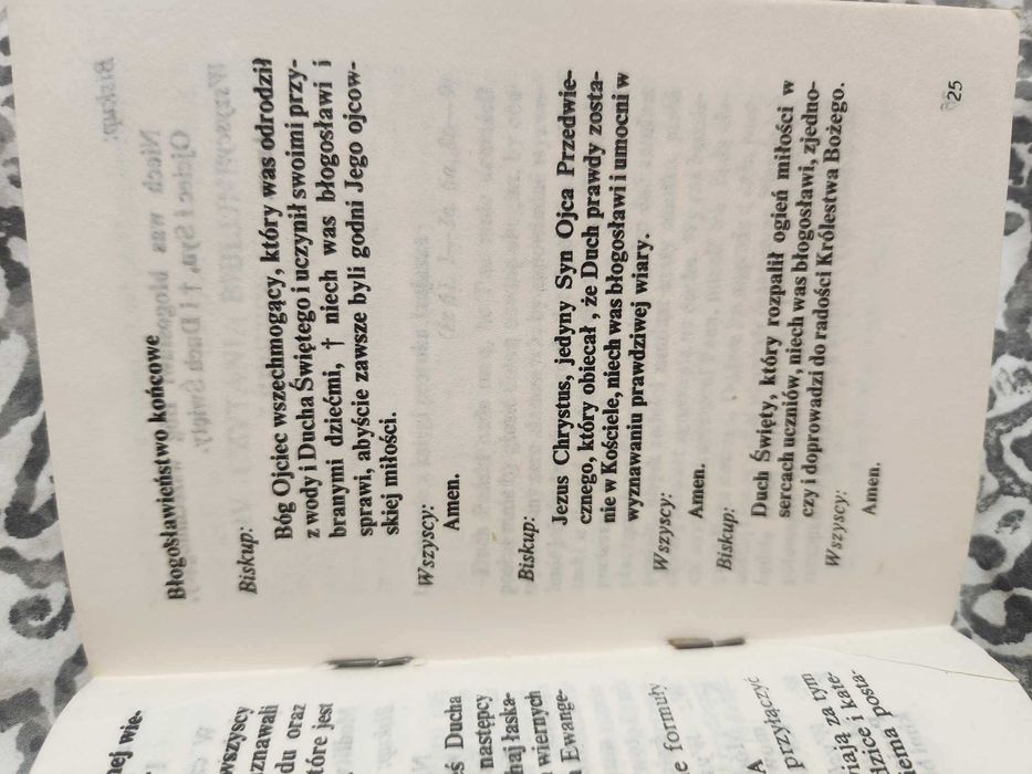 Sakrament bierzmowania obrzędy 1986