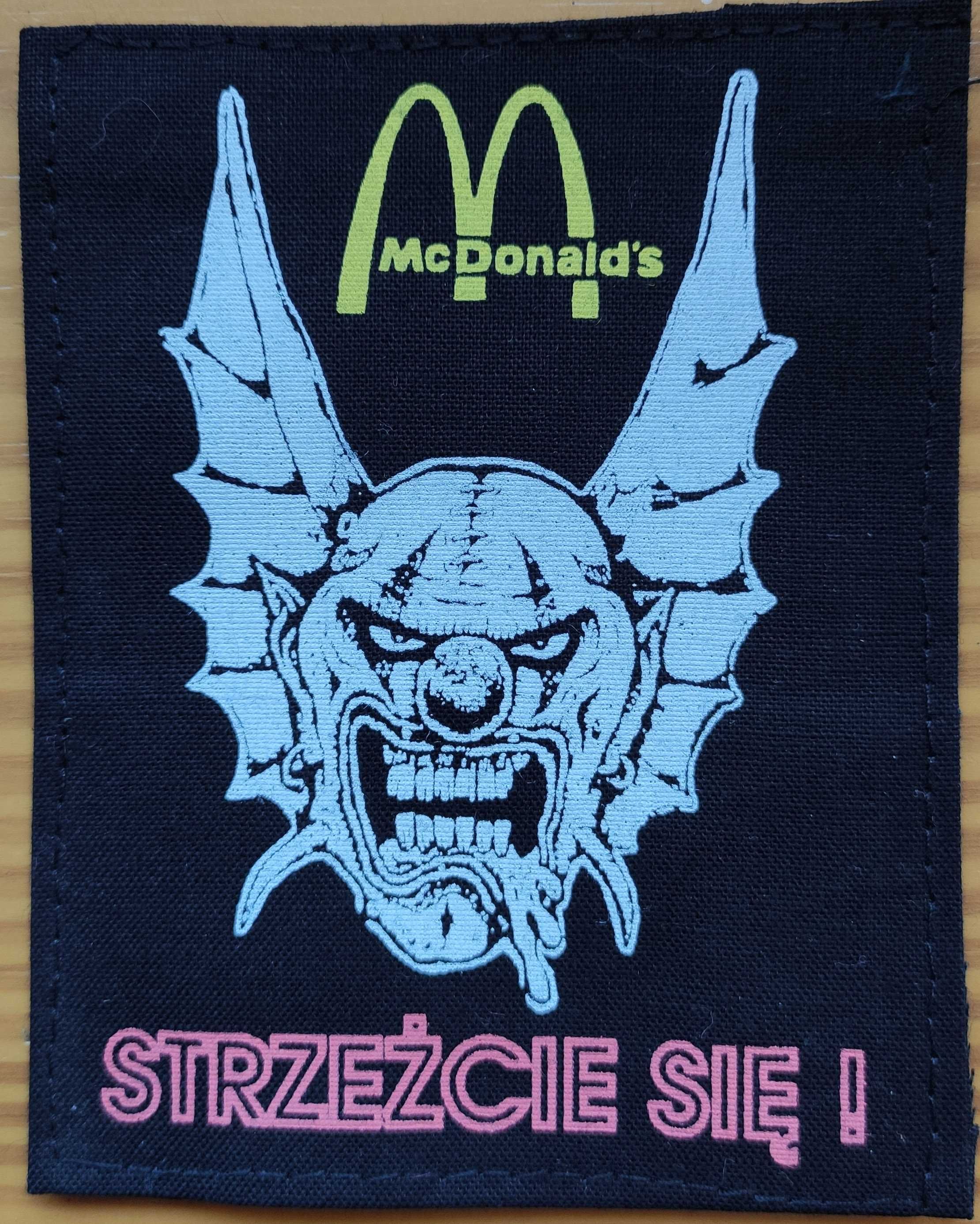 Naszywka: McDonald's strzeżcie się!