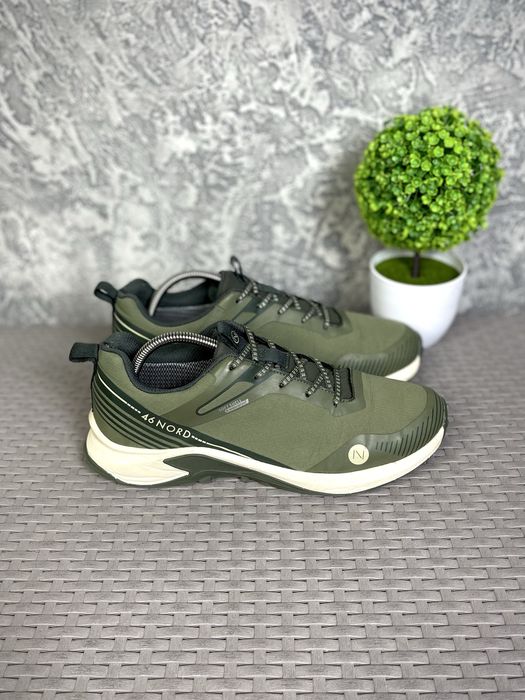 46 Nord soft shell waterproof кроссовки полуботинки 43 размер хаки