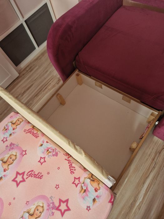 Fotel rozkładany z funkcją spania