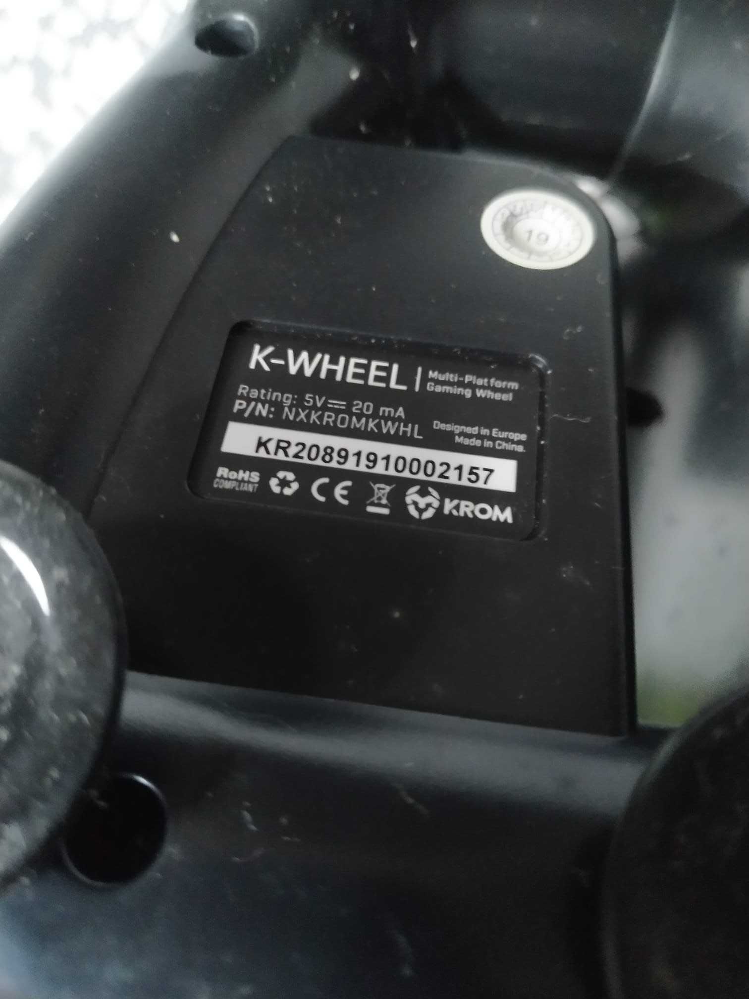 Krom K-Wheel + Kumite – Setup Completo, Excelente Estado, Pouco Uso