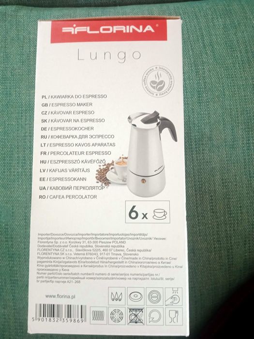 Kawiarka do espresso Florina 270 ml 6 porcji