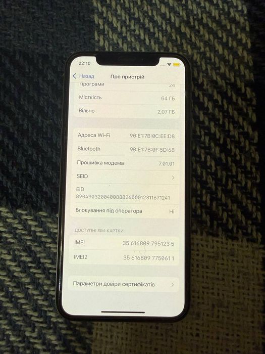 Iphone Xs 64gb Silver