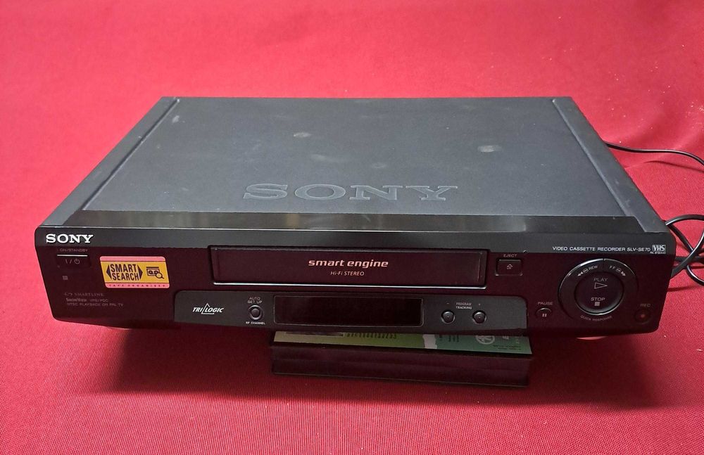 VHS Sony SLV SE 70 - a funcionar