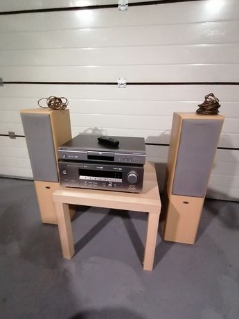 Amplituner Yamaha RX-V450+DVD+głośniki eltax