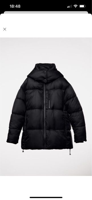 Пуховик бомбер жіночий Zara S